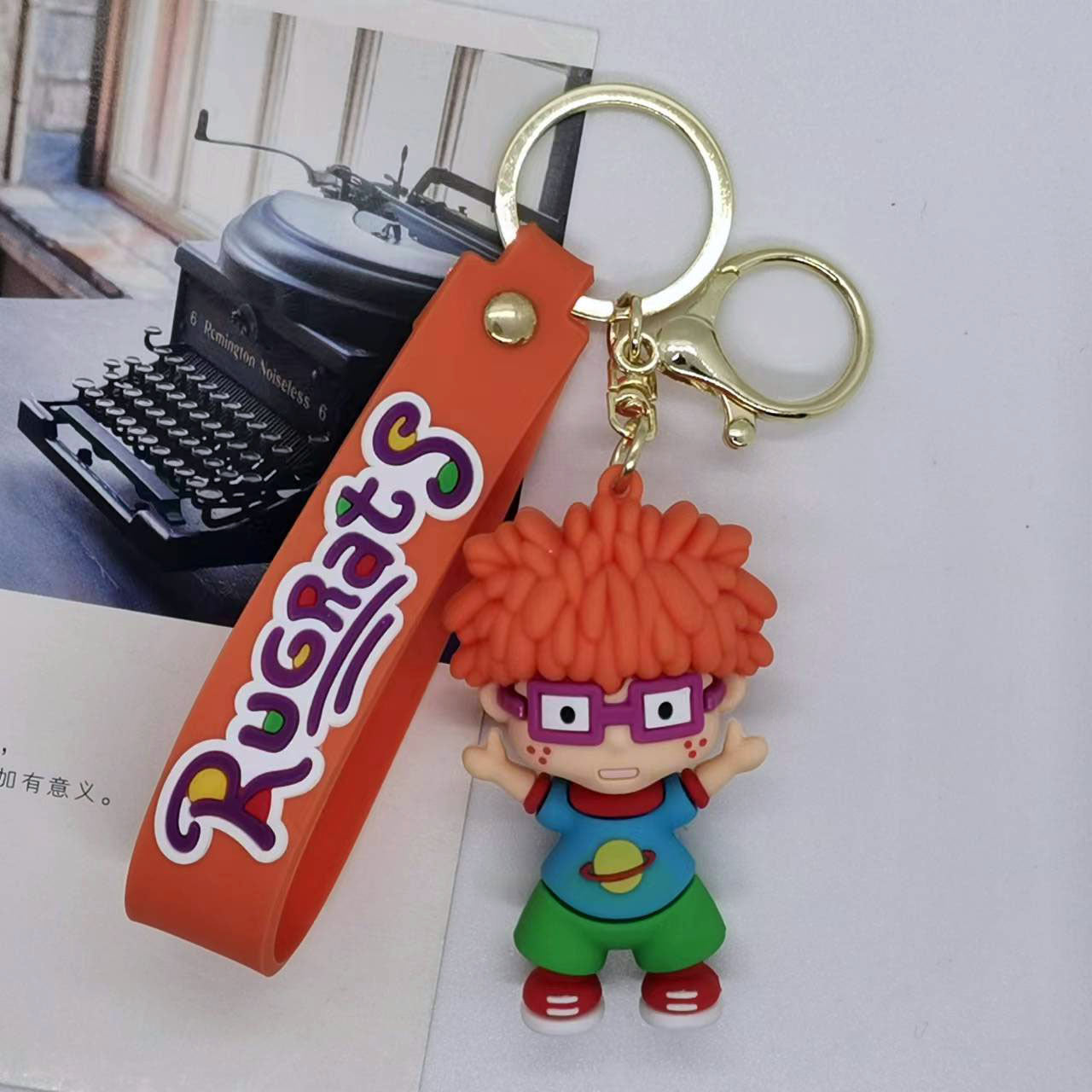 Wholesale creative cartoon modern primitive keychain pendant